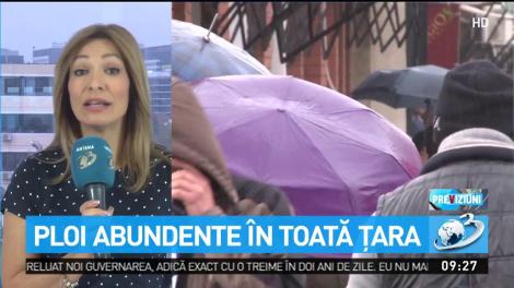 Ploi abundente &icirc;n toată țara
