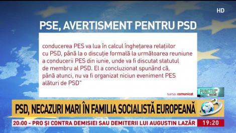 PSD, necazuri mari în familia socialistă europeană