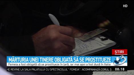 Mărturia unei tinere obligată să se prostitueze