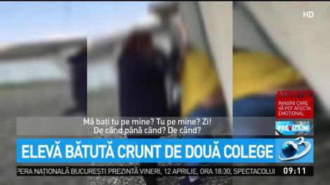 Imagini șocante din Botoșani. Elevă bătută crunt de colega sa