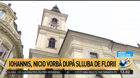 Klaus Iohannis, după slujba de Florii de la Sibiu