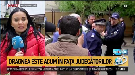 Atmosferă de stadion la &Icirc;nalta Curte de Casaţie şi Justiţie &icirc;n urma prezenţei lui Liviu Dragnea