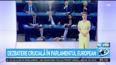 Dezbatere crucială în Parlamentul European