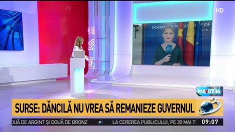 Surse: Dăncilă nu vrea să remanieze Guvernul