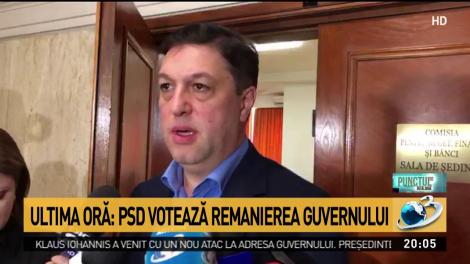 PSD votează remanierea Guvernului