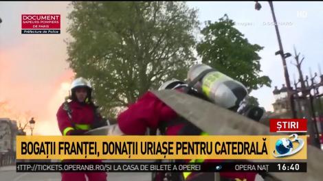 Audieri după incendiul de la Catedrala Notre-Dame