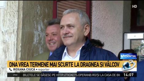 DNA vrea termene mai scurte la Dragnea şi Vâlcov