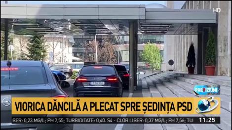 Viorica Dăncilă a plecat spre şedinţa PSD