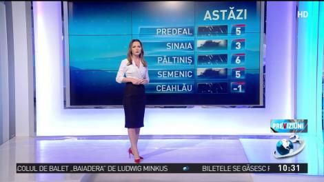 Cum va fi vremea &icirc;n următoarele ore