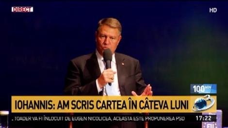 Klaus Iohannis &icirc;și lansează noua carte. &bdquo;Am vrut ca Rom&acirc;nia să-și ocupe locul cuvenit &icirc;n UE și să joace un rol pe măsură&rdquo;