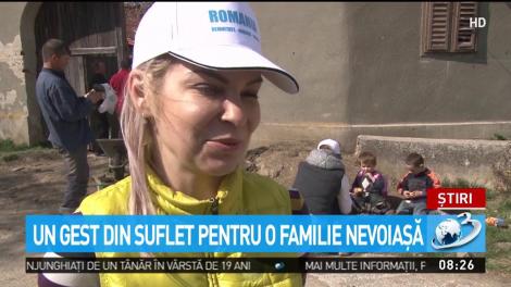 Un gest din suflet pentru o familie nevoiaşă