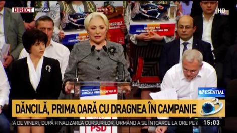 Viorica Dăncilă și Liviu Dragnea, aclamați în Moldova