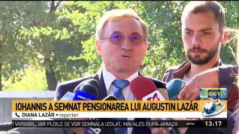 Iohannis a semnat pensionarea lui Augustin Lazăr