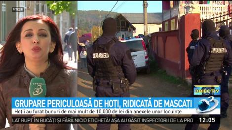Grupare periculoasă de hoţi, ridicată de mascaţi