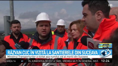 Răzvan Cuc, &icirc;n vizită la şantierele din Suceava