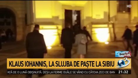 Klaus Iohannis, la slujba de Paște