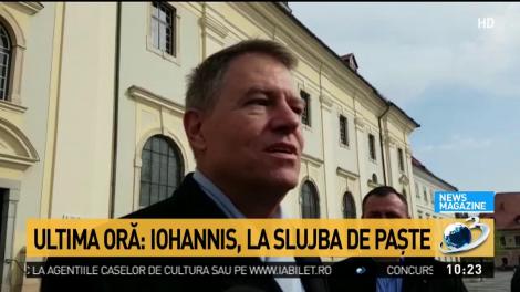 Klaus Iohannis, împreună cu soția la slujba de Paște. Cum a fost surprins Președintele