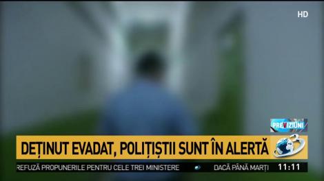 Polițiști &icirc;n alertă. Un deținut  a evadat din penitenciar