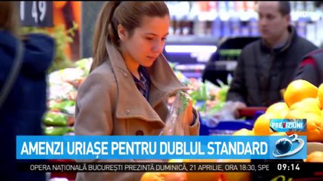 Amenzi uriașe pentru dublul standard