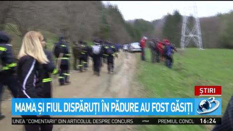Mama şi fiul dispăruţi &icirc;n pădure au fost găsiţi