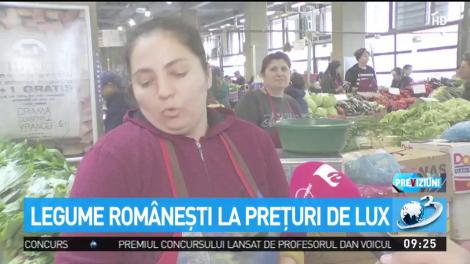 C&acirc;t de scumpe sunt primele legume rom&acirc;nești de anul acesta. Prețuri de lux