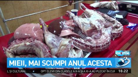 Scumpiri masive &icirc;nainte de sărbători. Mieii, mai scumpi anul acesta