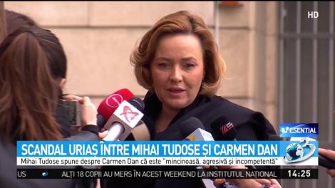 Carmen Dan, replică la adresa lui Mihai Tudose: ”Bădăran, oportunist, securist, nu neapărat în ordinea asta”