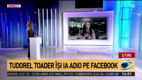 Tudorel Toader îşi ia adio pe Facebook