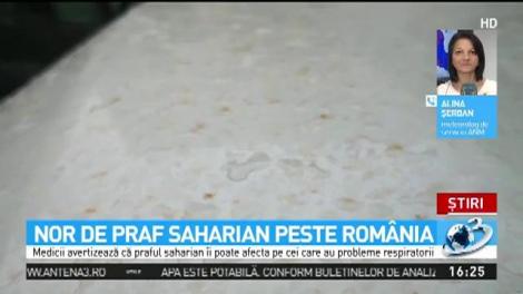 Nor de praf saharian peste Rom&acirc;nia