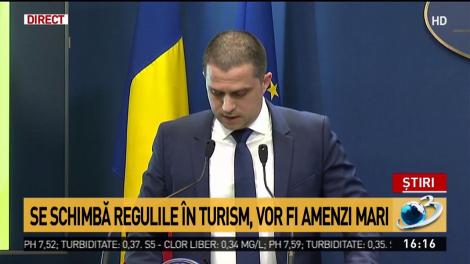 Ministrul Bogdan Trif: Se schimbă legile &icirc;n turism, noile metode de control