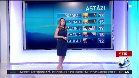 VREMEA 25 aprilie. Soare &icirc;n majoritatea zonelor. Temperaturile ajung p&acirc;nă la 27-28 de grade &icirc;n vestul țării