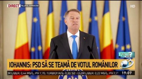 Klaus Iohannis: Avem referendum pe 26 mai