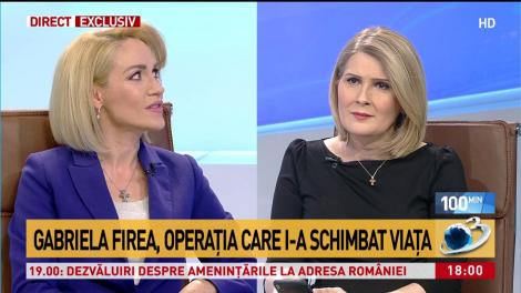 Gabriela Firea, despre operația care i-a schimbat viața: Sunt mult mai bine acum. Probabil că trebuie să avem și momente de cumpănă ca să devenim mai înțelepți