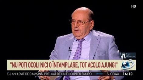 De-a viața ascunselea. Profesorul Dulcan, despre suferință: Toate suferințele au un rost, un sens. Ele ne dau o forță de a continua