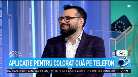 24 it. Aplicație pentru colorat ouă pe telefon
