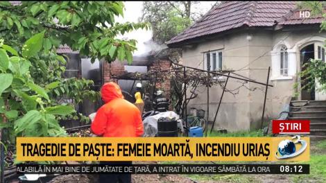Tragedie de Paște: O femeie a murit &icirc;n urma unui incendiu