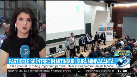 Partidele se întrec în mitinguri după minivacanţă