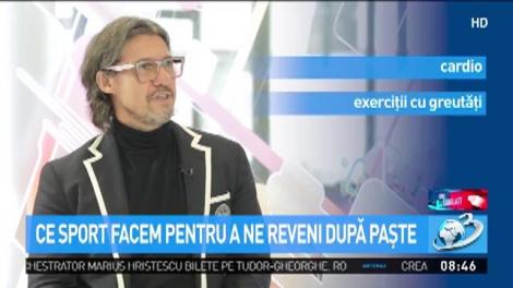 Sfat de sănătate. Ce sport facem pentru a ne reveni după Paşte