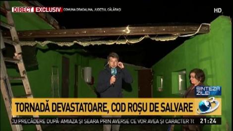 Imagini cu distrugerile provocate de tornadă