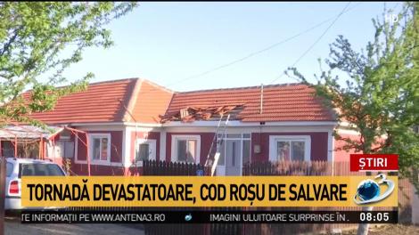Imaginile dezastrului din urma tornadei care a lovit localitatea Dragalina