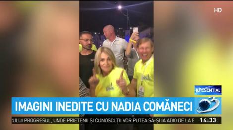 Imagini inedite cu Nadia Comăneci