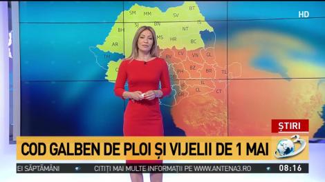 Meteorologii au emis un cod galben de v&acirc;nt puternic