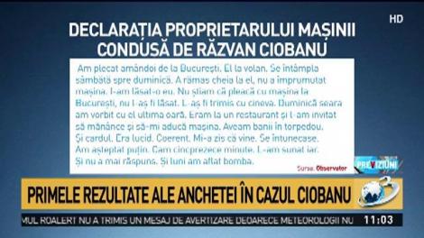 Iulian Cercel, bărbatul de la care Răzvan Ciobanu a &icirc;mprumutat masina, a fost audiat
