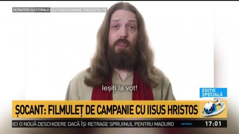 Filmuleț de campanie cu Iisus Hristos