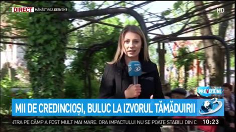 Mii de credincioşi sărbătoresc Izvorul Tămăduirii