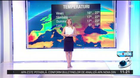 Cum va fi vremea &icirc;n weekend