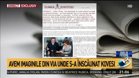 Imaginile din via unde s-a &icirc;nscăunat Kovesi