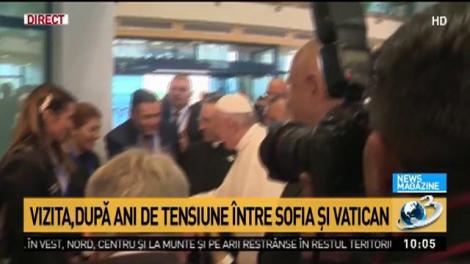 Papa Francisc a ajuns &icirc;n Bulgaria