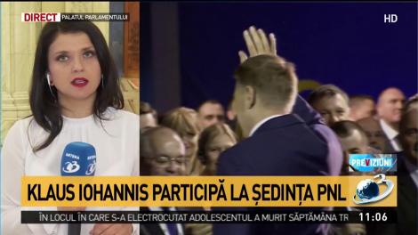 Klaus Iohannis participă la ședința PNL de la Sibiu