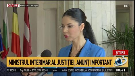 Ana Birchall, ministrul interimar al Justiției: Procedura de selecție, reluată